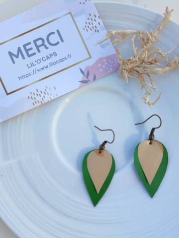 Boucles d'oreilles fantaisie gouttes