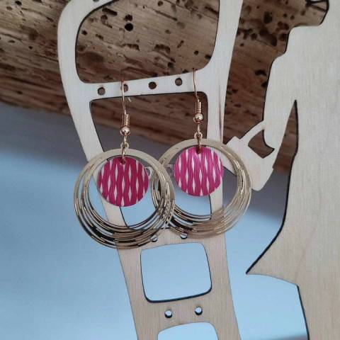 Boucles d'oreilles fantaisie croles